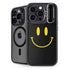Black Happy Face iPhone 15 Pro Max Kickstand Case