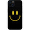 Black Happy Face iPhone 15 Skin