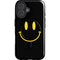 Black Happy Face iPhone 16 Plus Magsafe Impact Case