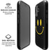 Black Happy Face iPhone 16 Plus Magsafe Impact Case