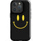 Black Happy Face iPhone 16 Pro Impact Case