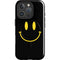 Black Happy Face iPhone 16 Pro Magsafe Impact Case