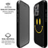 Black Happy Face iPhone 16 Pro Magsafe Impact Case