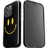 Black Happy Face iPhone 16 Pro Max Impact Case