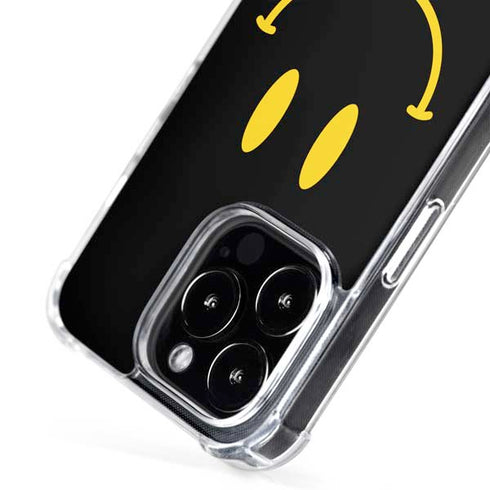 Black Happy Face iPhone 16 Pro Max MagSafe Case