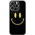 Black Happy Face iPhone 16 Pro Skin