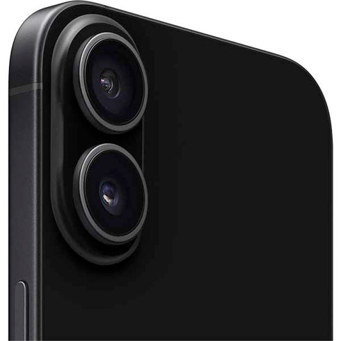 Black Happy Face iPhone 16 Skin