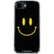 Black Happy Face iPhone 16e Clear Case