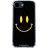 Black Happy Face iPhone 16e Clear Case