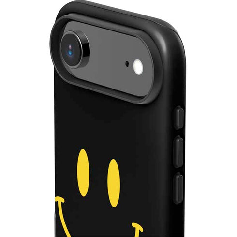Black Happy Face iPhone 17 Air Impact Case