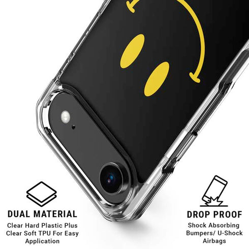 Black Happy Face iPhone 17 Air MagSafe Case