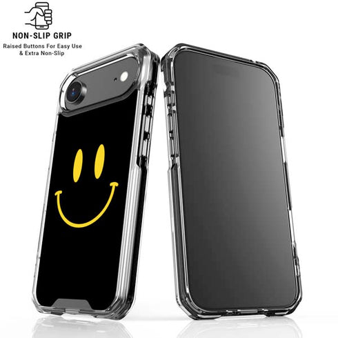 Black Happy Face iPhone 17 Air MagSafe Case