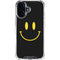 Black Happy Face iPhone 17 Clear Case