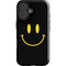 Black Happy Face iPhone 17 Impact Case