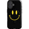 Black Happy Face iPhone 17 Magsafe Impact Case
