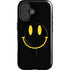 Black Happy Face iPhone 17 Magsafe Impact Case