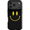 Black Happy Face iPhone 17 Pro Impact Case