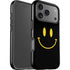 Black Happy Face iPhone 17 Pro Impact Case