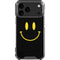 Black Happy Face iPhone 17 Pro Max Clear Case