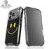 Black Happy Face iPhone 17 Pro Max Clear Case