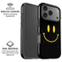 Black Happy Face iPhone 17 Pro Max Magsafe Impact Case