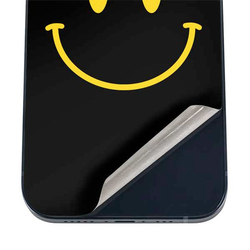 Black Happy Face iPhone 17 Pro Skin