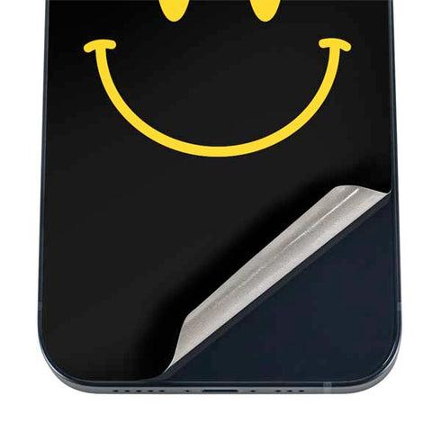 Black Happy Face iPhone 17 Skin
