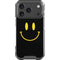 Black Happy Face iPhone 18 Pro Clear Case