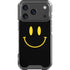 Black Happy Face iPhone 18 Pro Clear Case