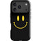 Black Happy Face iPhone 18 Pro Impact Case