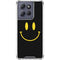Black Happy Face Moto G 5G (2025) Clear Case