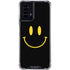 Black Happy Face Moto G Power 5G (2024) Clear Case
