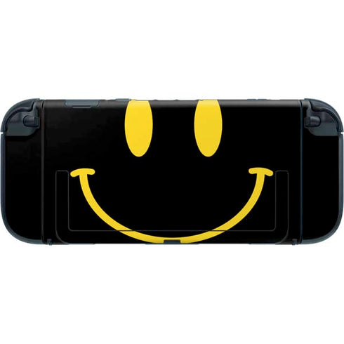 Black Happy Face Nintendo Switch 2 (2025) with Joy-Con Skin