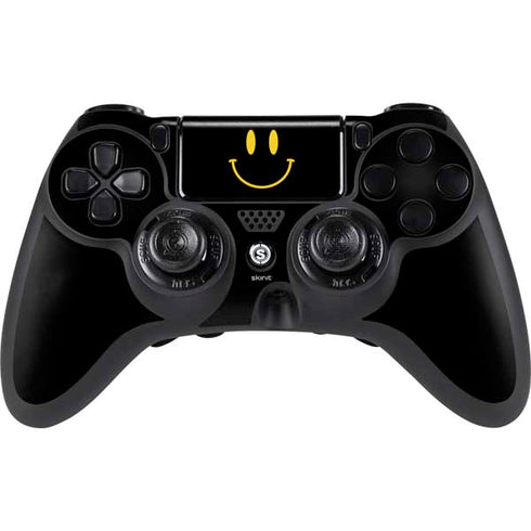 Black Happy Face PlayStation PS4 Skins