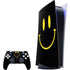 Black Happy Face PlayStation PS5 Skins