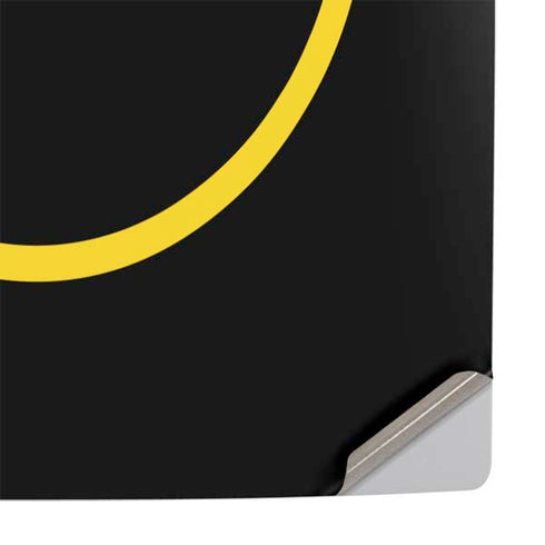 Black Happy Face PS5 Pro Console Skin