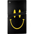 Black Happy Face PS5 Pro Disk Bundle Skin
