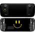 Black Happy Face Steam Deck Handheld Gaming Computer OLED Skin