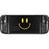 Black Happy Face Steam Deck Handheld Gaming Computer OLED Skin