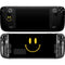 Black Happy Face Steam Deck Handheld Gaming Computer Skin