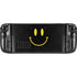 Black Happy Face Steam Deck Handheld Gaming Computer Skin