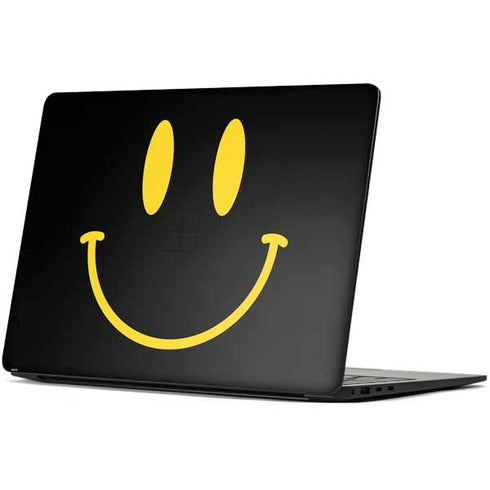 Black Happy Face Surface Laptop 7 13.8in Skin