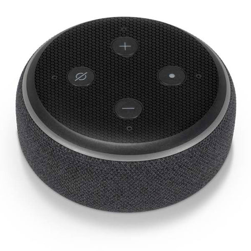 Specialty Vinyl Black Hex Texture Amazon Echo Dot Skin