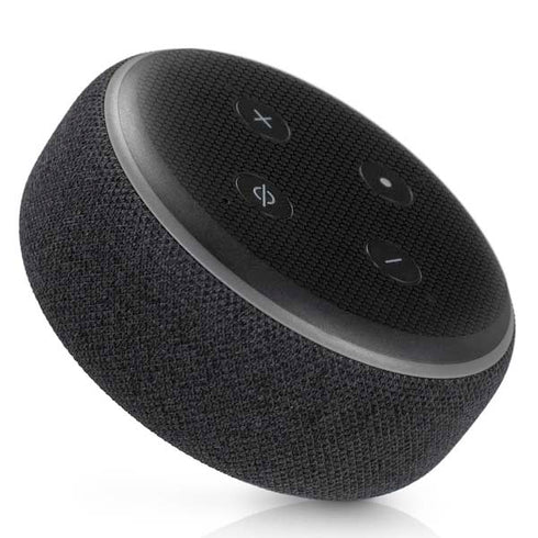 Specialty Vinyl Black Hex Texture Amazon Echo Dot Skin