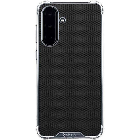 Specialty Vinyl Black Hex Texture Galaxy A36 5G Clear Case