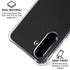 Specialty Vinyl Black Hex Texture Galaxy A36 5G Clear Case