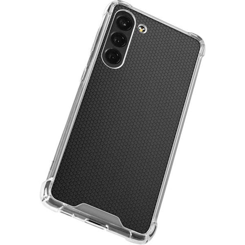 Specialty Vinyl Black Hex Texture Galaxy S24 FE Clear Case
