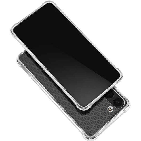 Specialty Vinyl Black Hex Texture Galaxy S24 FE Clear Case