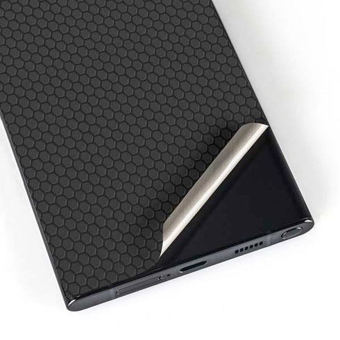 Specialty Vinyl Black Hex Texture Galaxy S25 Ultra Skin