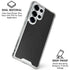 Specialty Vinyl Black Hex Texture Galaxy S25 Ultra Clear Case